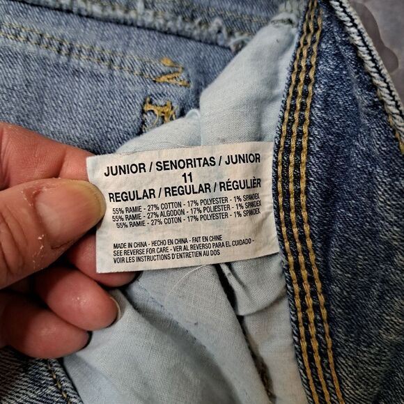 lei Ashley cropped jeans size 11 - Picture 4 of 5